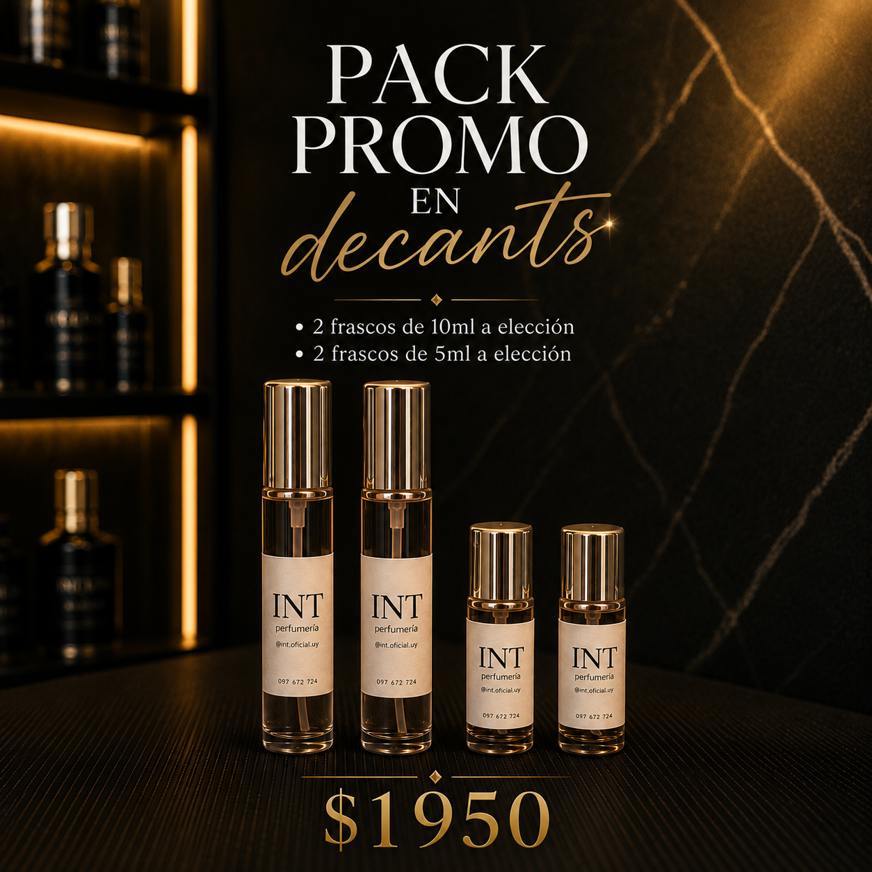 Pack Mixto: 2x10ml + 2x5ml