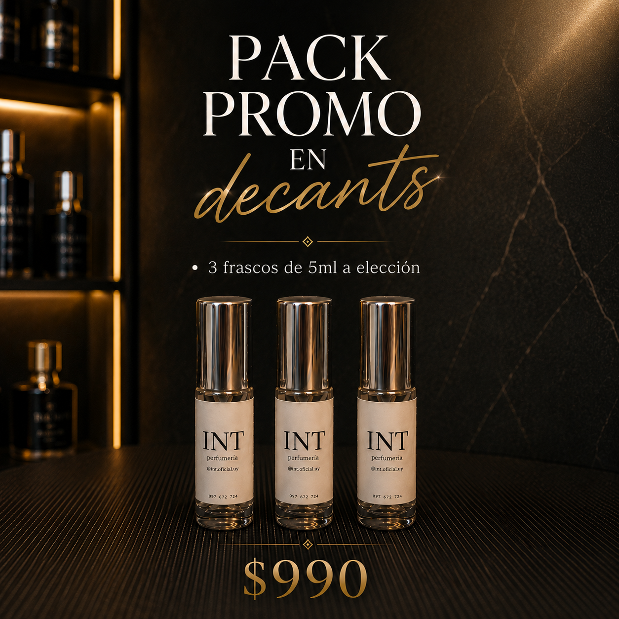 Pack de 3 Decants (5ml)